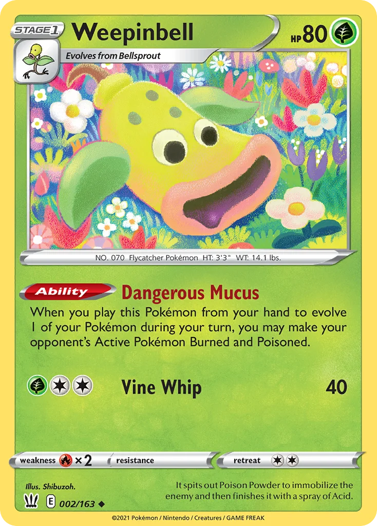 Weepinbell · Battle Styles