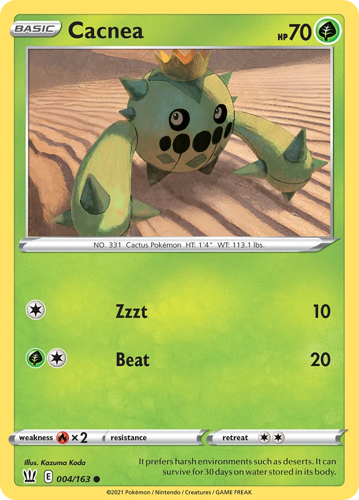 Cacnea · Battle Styles