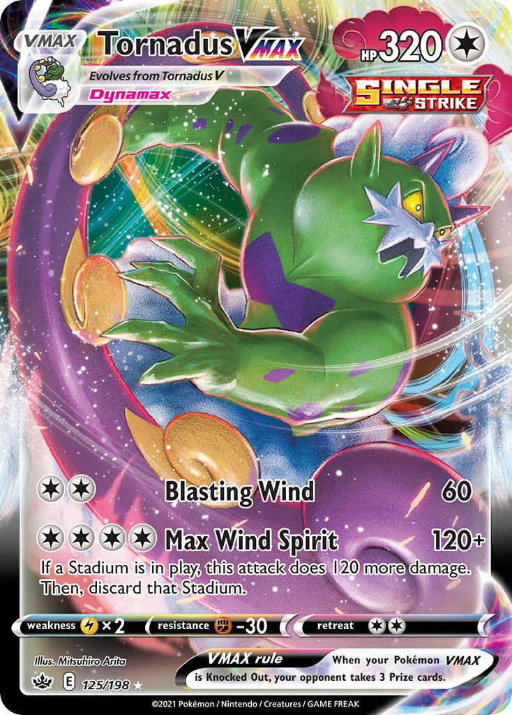 Tornadus VMAX · Chilling Reign
