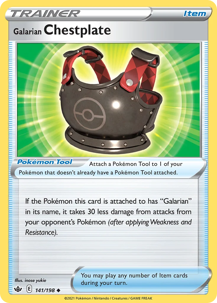 Galarian Chestplate · Chilling Reign