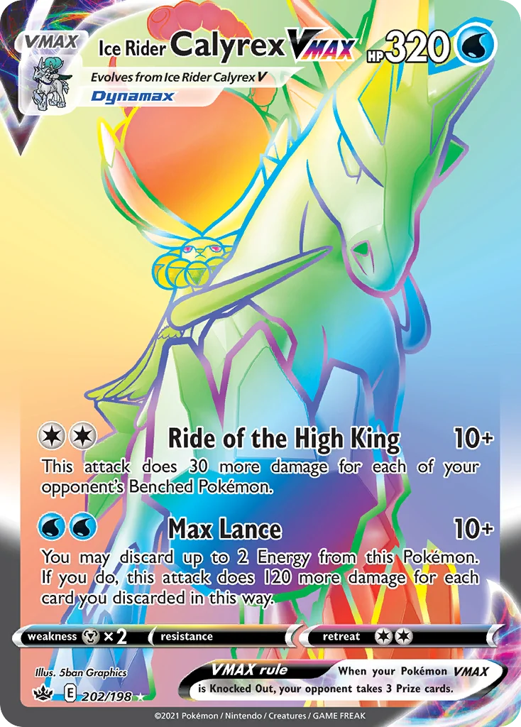 Ice Rider Calyrex VMAX · Chilling Reign