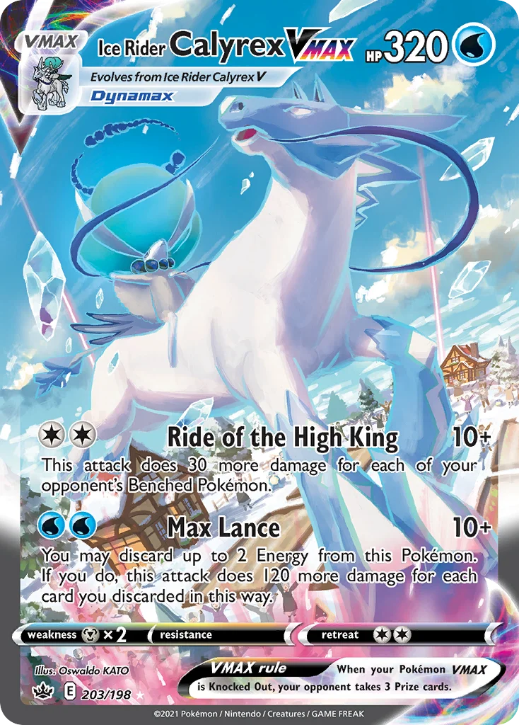Ice Rider Calyrex VMAX · Chilling Reign