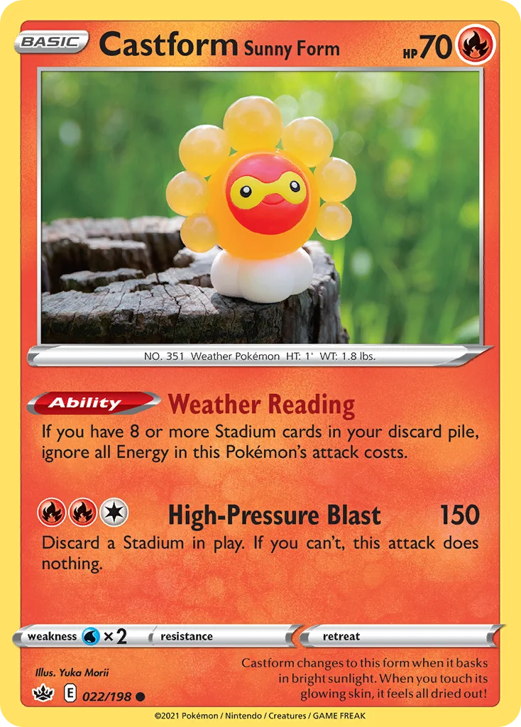 Castform Sunny Form · Chilling Reign