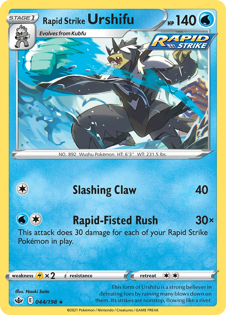 Rapid Strike Urshifu · Chilling Reign