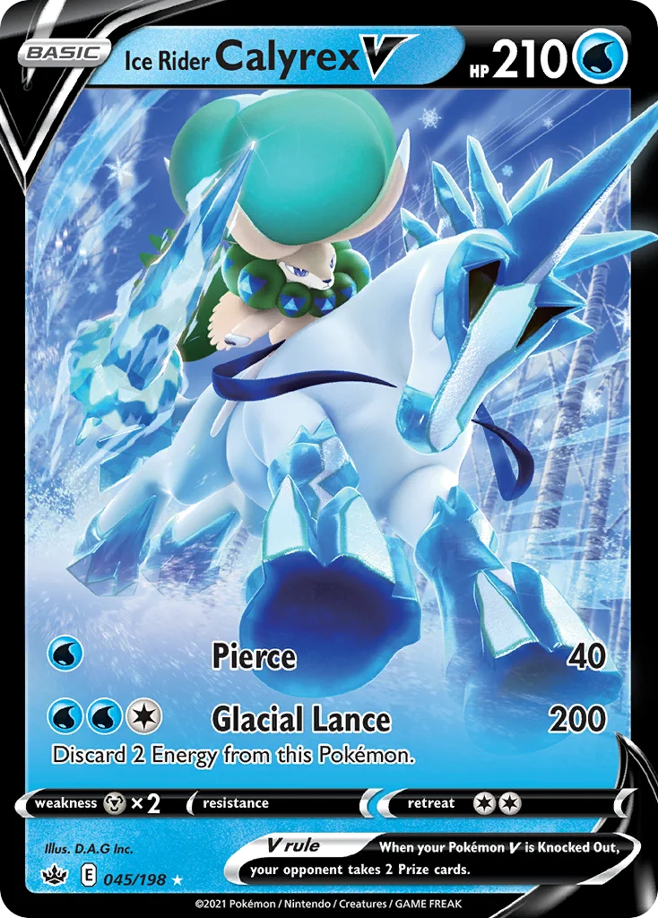 Ice Rider Calyrex V · Chilling Reign