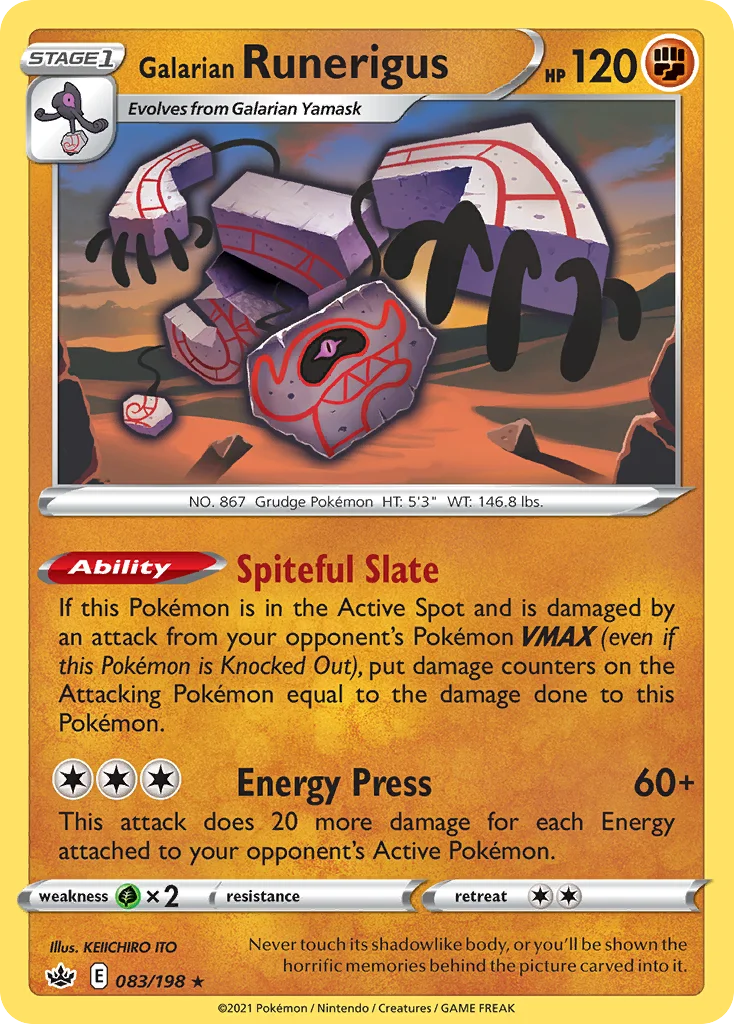 Galarian Runerigus · Chilling Reign