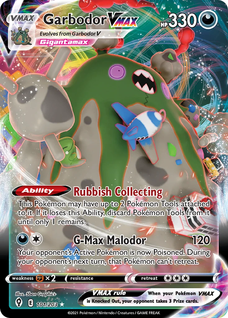 Garbodor VMAX · Evolving Skies