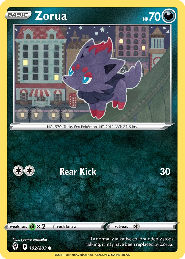 Zorua · Evolving Skies