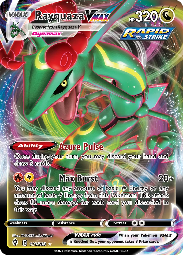 Rayquaza VMAX · Evolving Skies