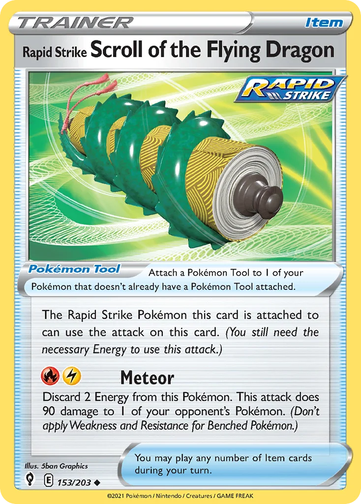 Rapid Strike Scroll of the Flying Dragon · Evolving Skies