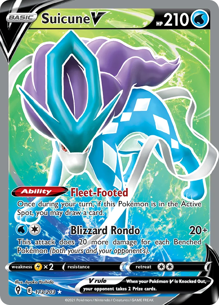 Suicune V · Evolving Skies