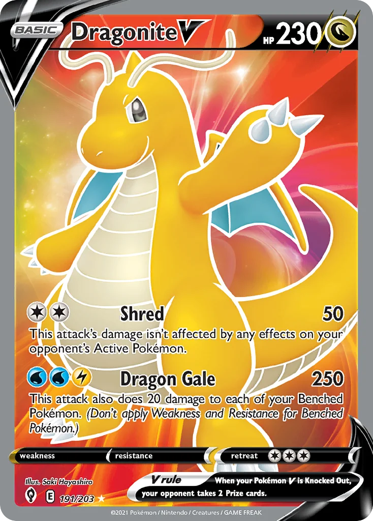 Dragonite V · Evolving Skies