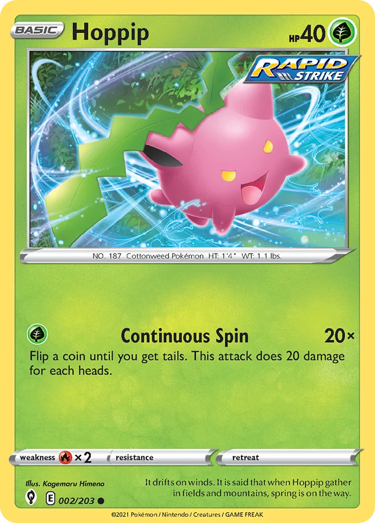 Hoppip · Evolving Skies