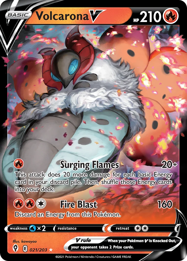 Volcarona V · Evolving Skies