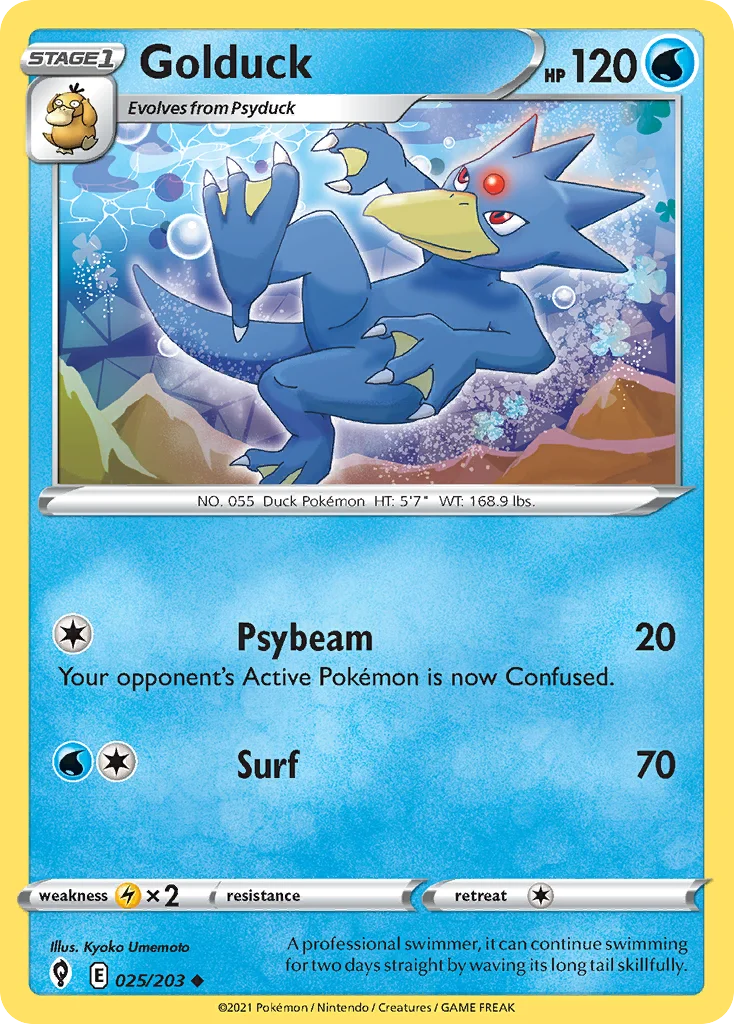 Golduck · Evolving Skies