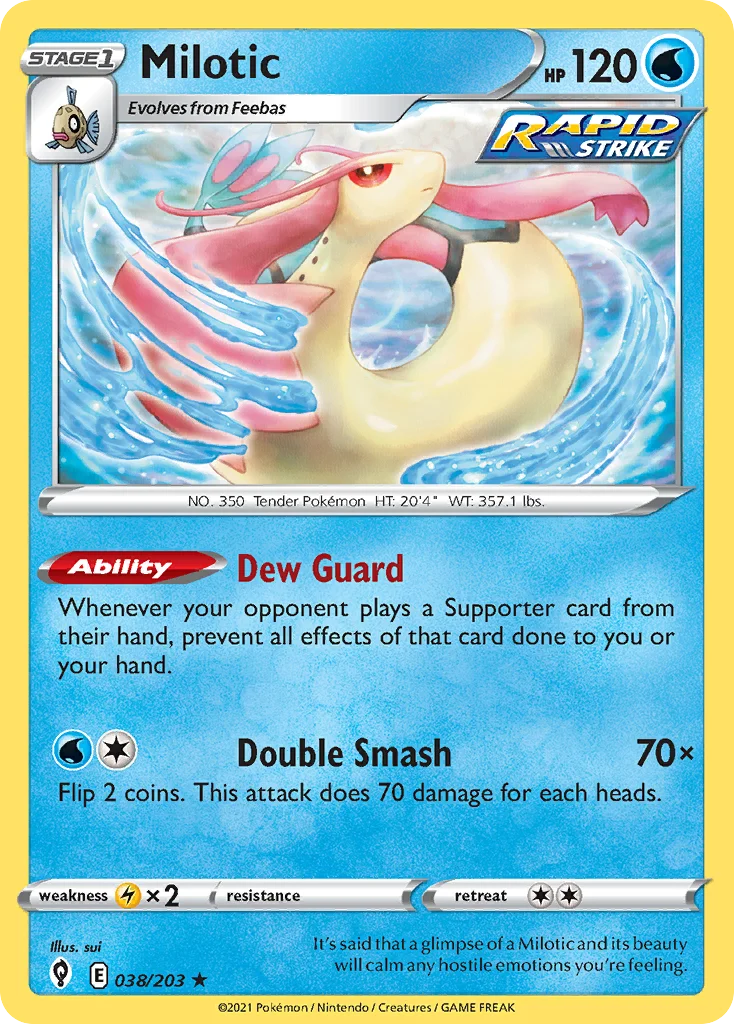 Milotic · Evolving Skies