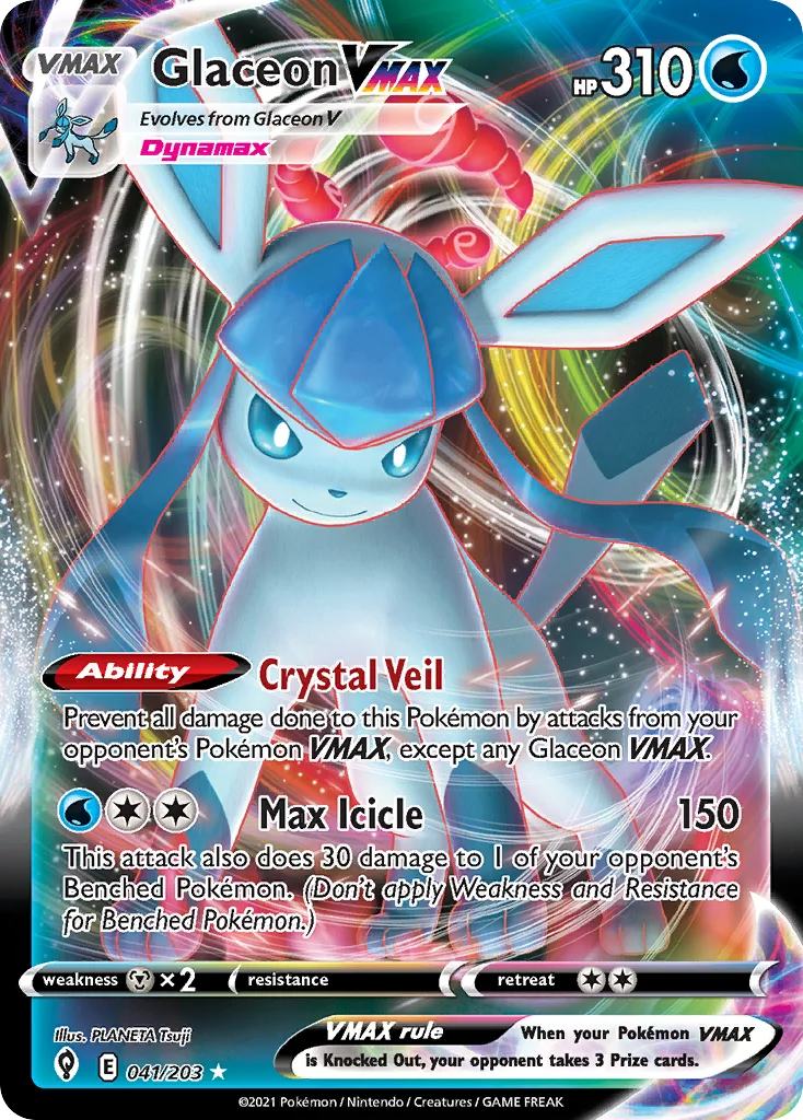 Glaceon VMAX · Evolving Skies