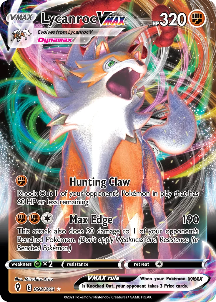 Lycanroc VMAX · Evolving Skies