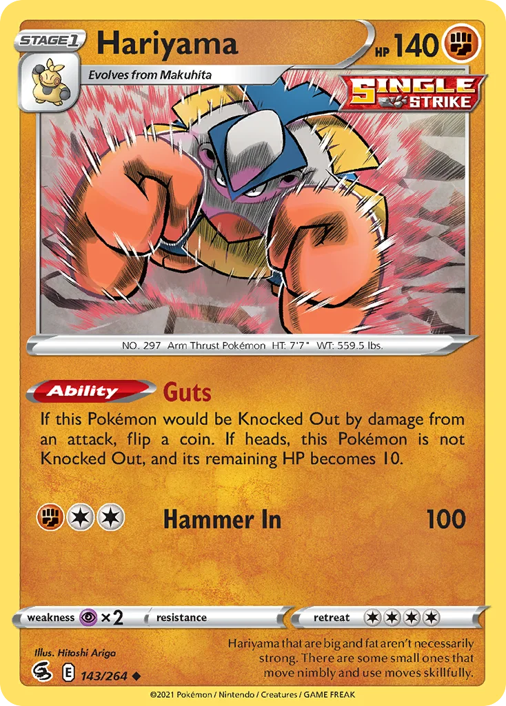 Hariyama · Fusion Strike