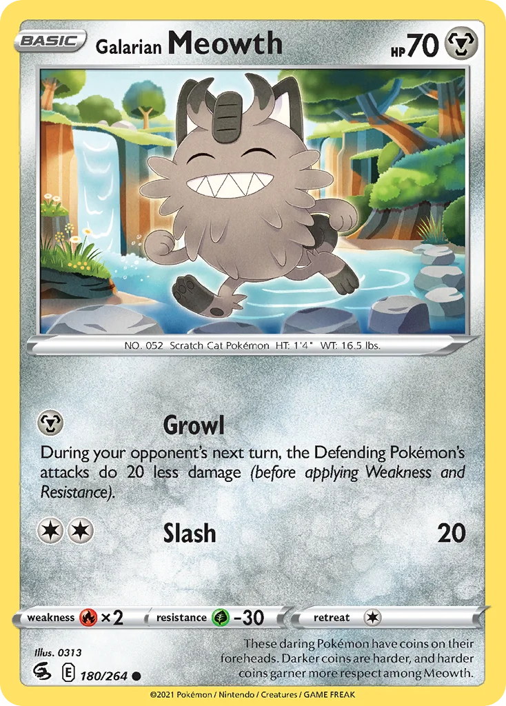 Galarian Meowth · Fusion Strike