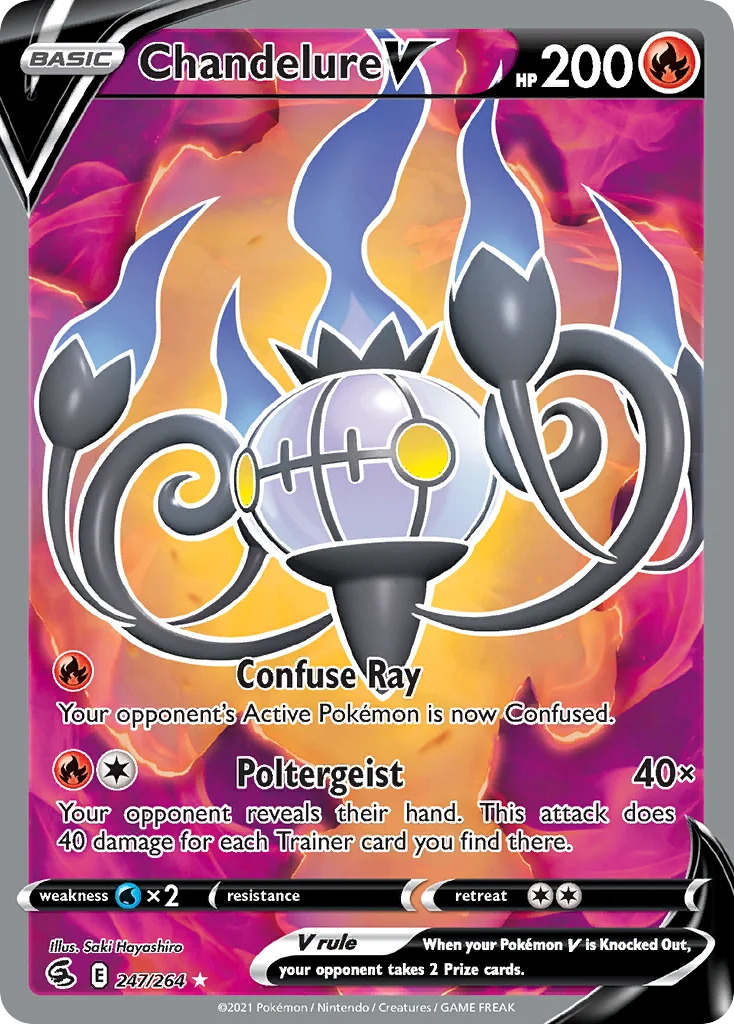 Chandelure V · Fusion Strike