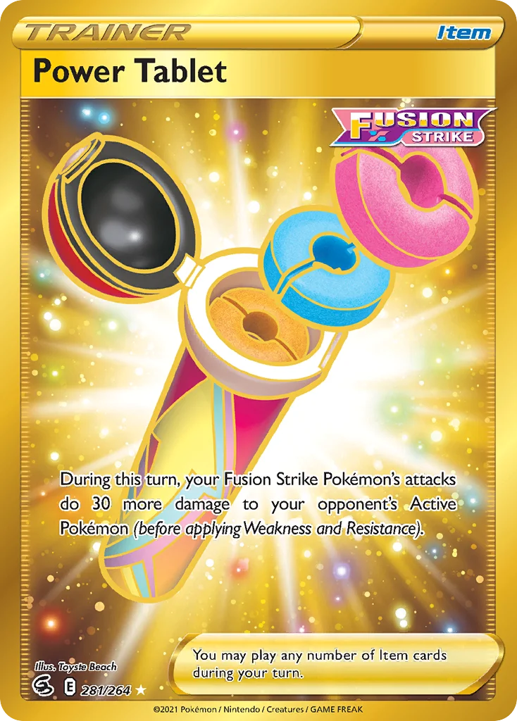 Power Tablet · Fusion Strike