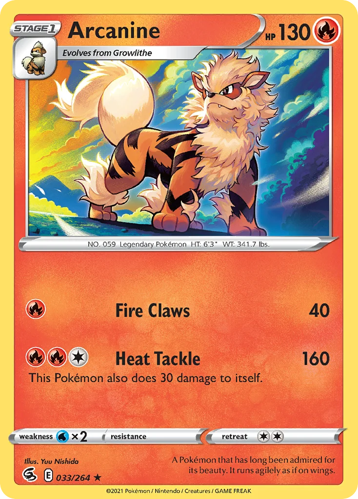 Arcanine · Fusion Strike