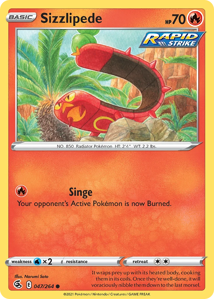 Sizzlipede · Fusion Strike