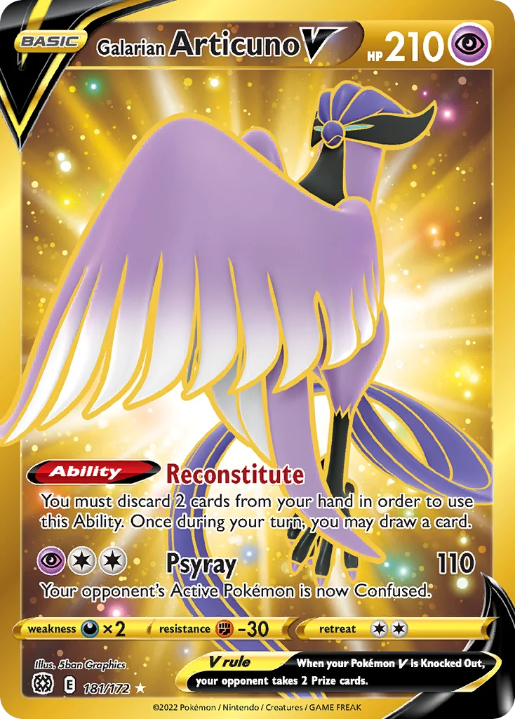 Galarian Articuno V · Brilliant Stars