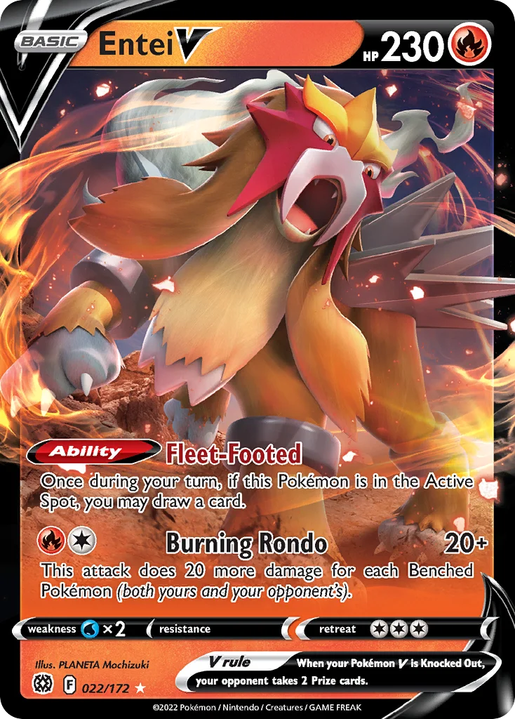 Entei V · Brilliant Stars