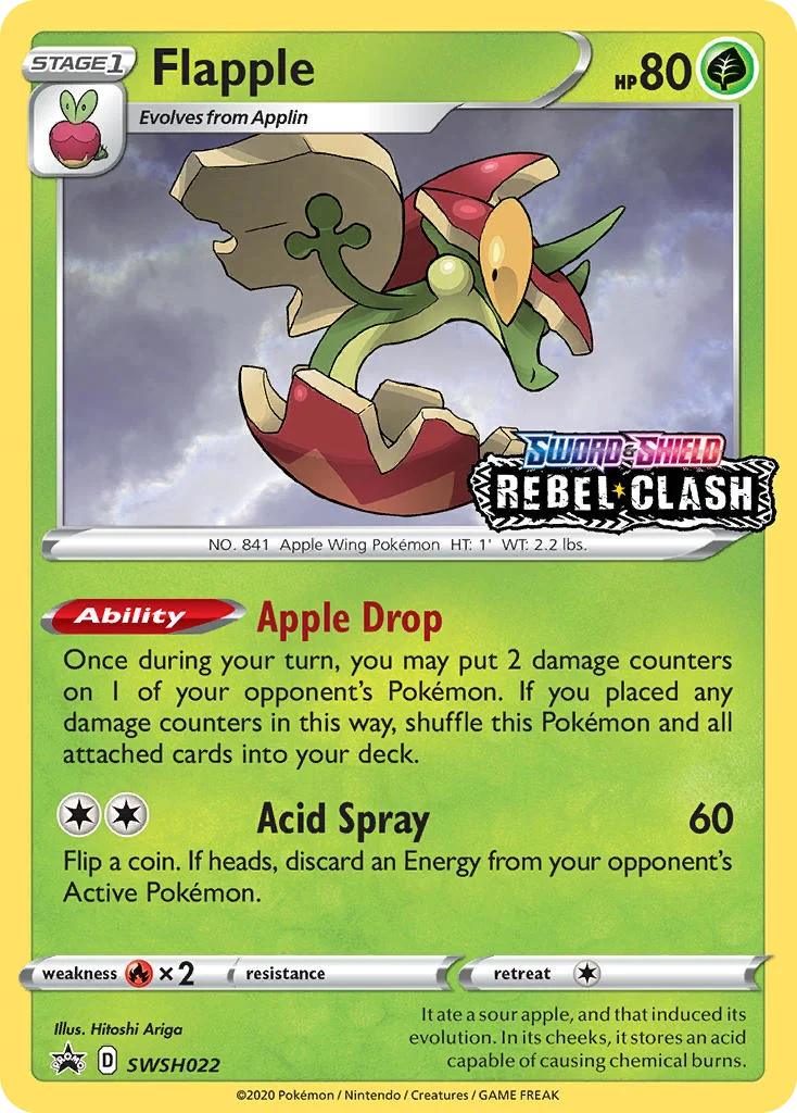 Flapple · SWSH Black Star Promos