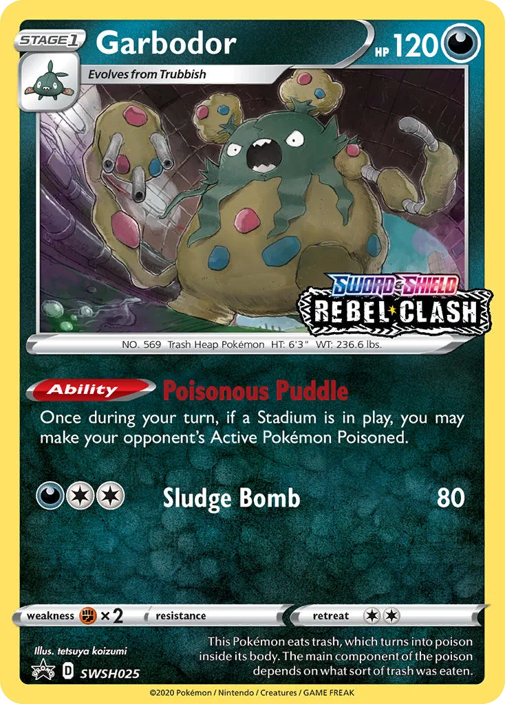 Garbodor · SWSH Black Star Promos
