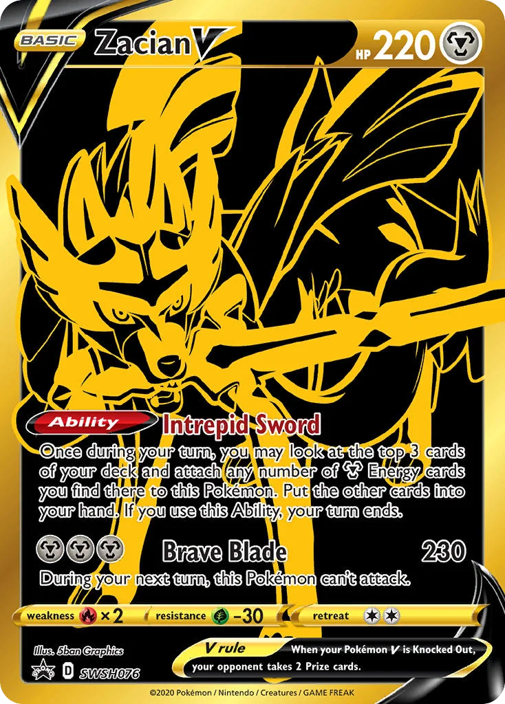 Zacian V · SWSH Black Star Promos