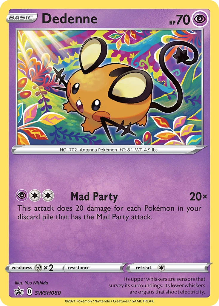 Dedenne · SWSH Black Star Promos