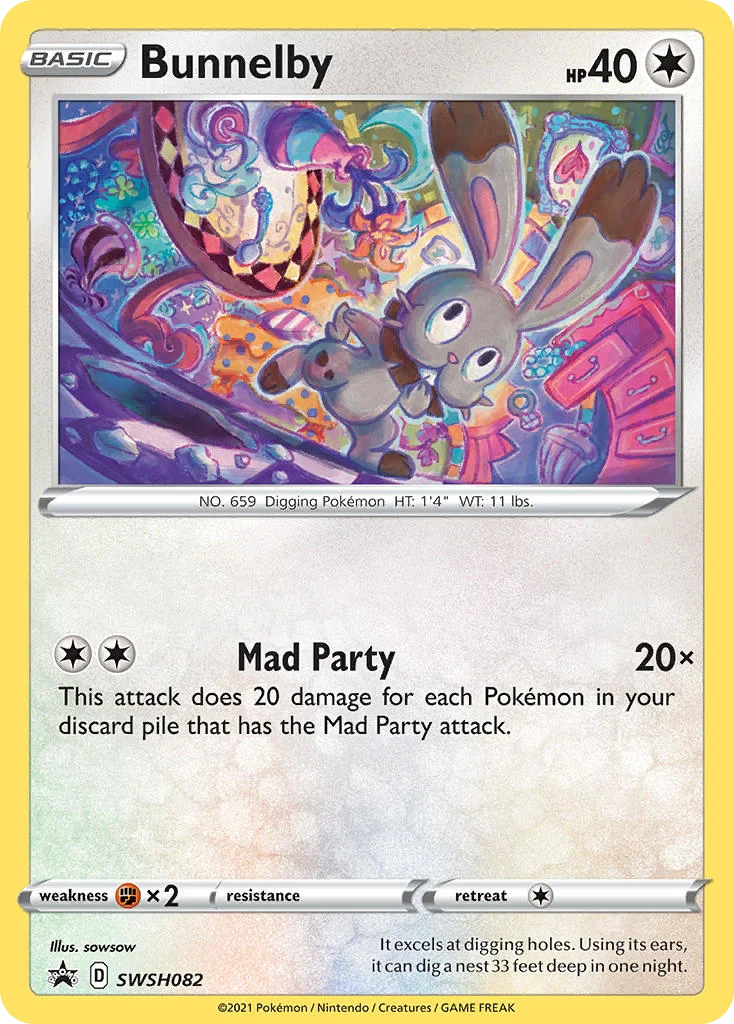 Bunnelby · SWSH Black Star Promos