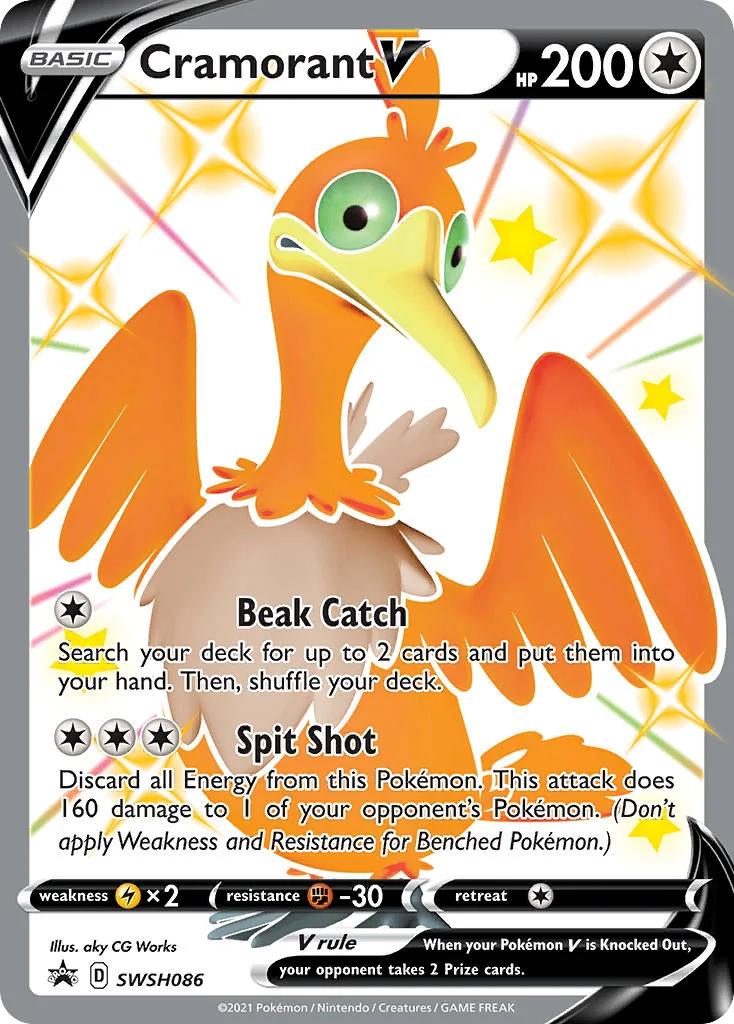 Cramorant V · SWSH Black Star Promos