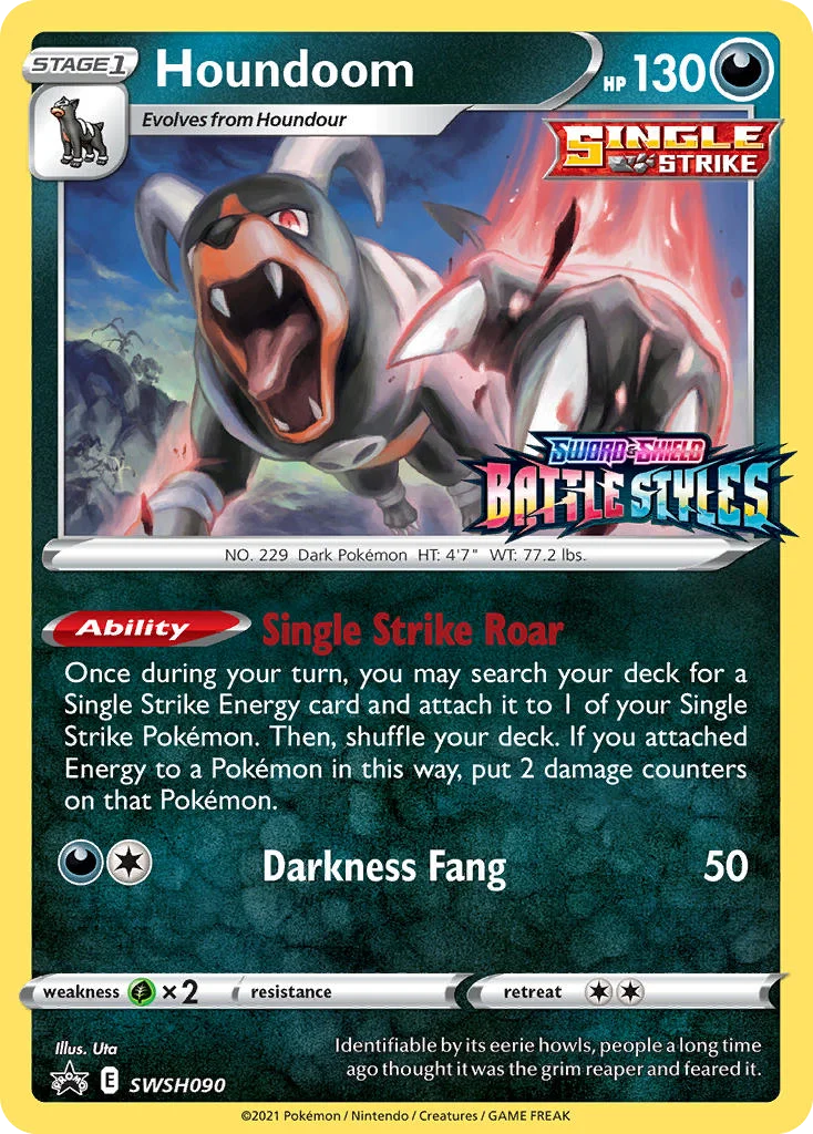 Houndoom · SWSH Black Star Promos