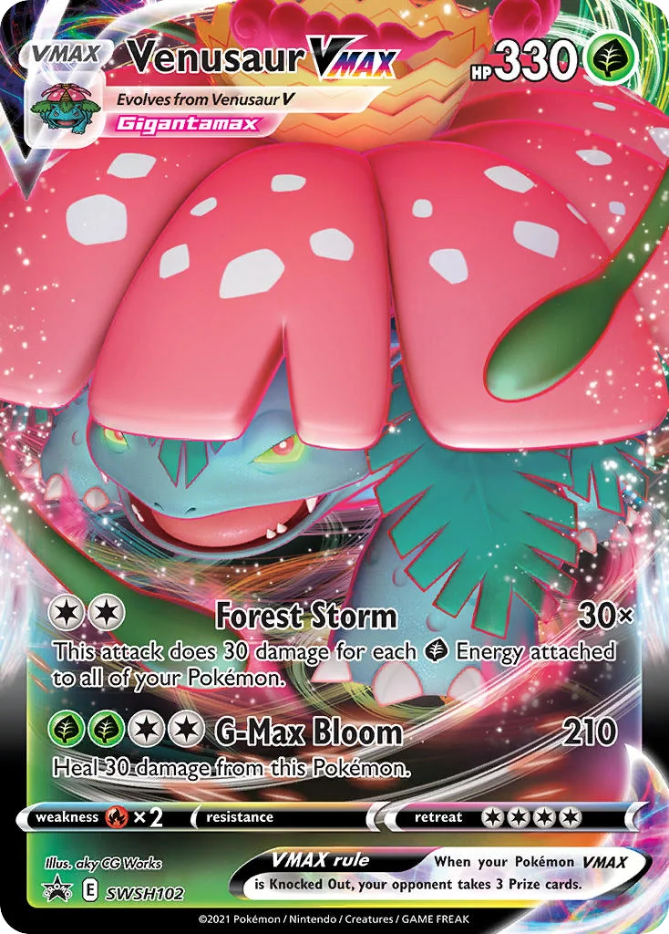 Venusaur VMAX · SWSH Black Star Promos