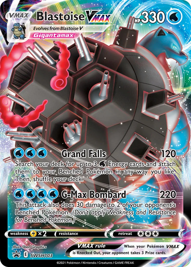 Blastoise VMAX · SWSH Black Star Promos