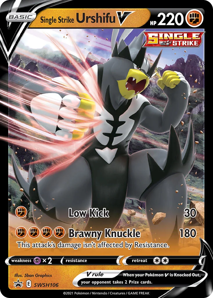 Single Strike Urshifu V · SWSH Black Star Promos