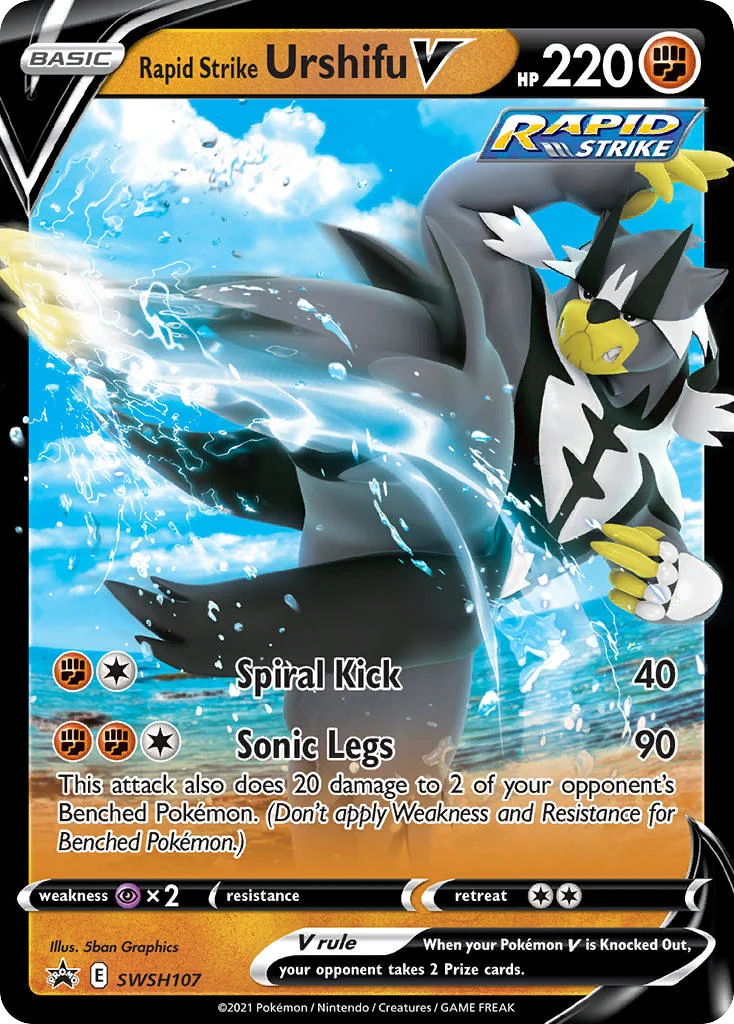 Rapid Strike Urshifu V · SWSH Black Star Promos