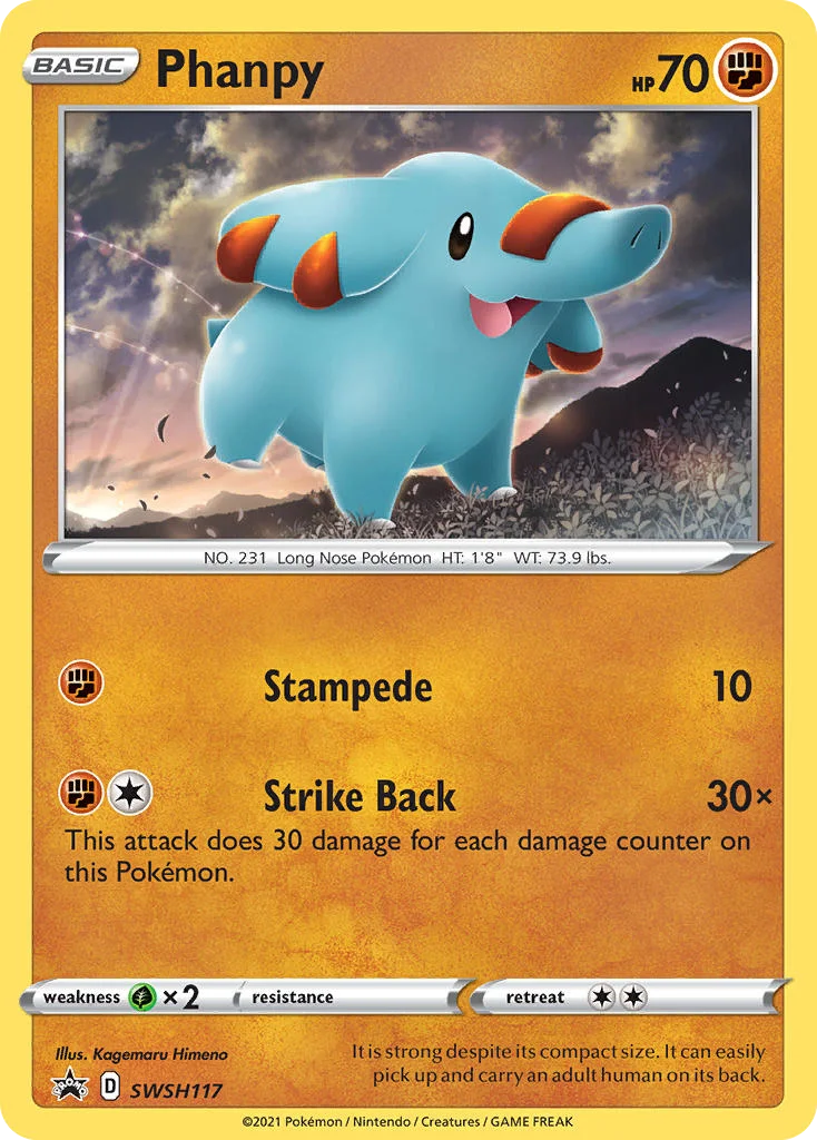 Phanpy · SWSH Black Star Promos