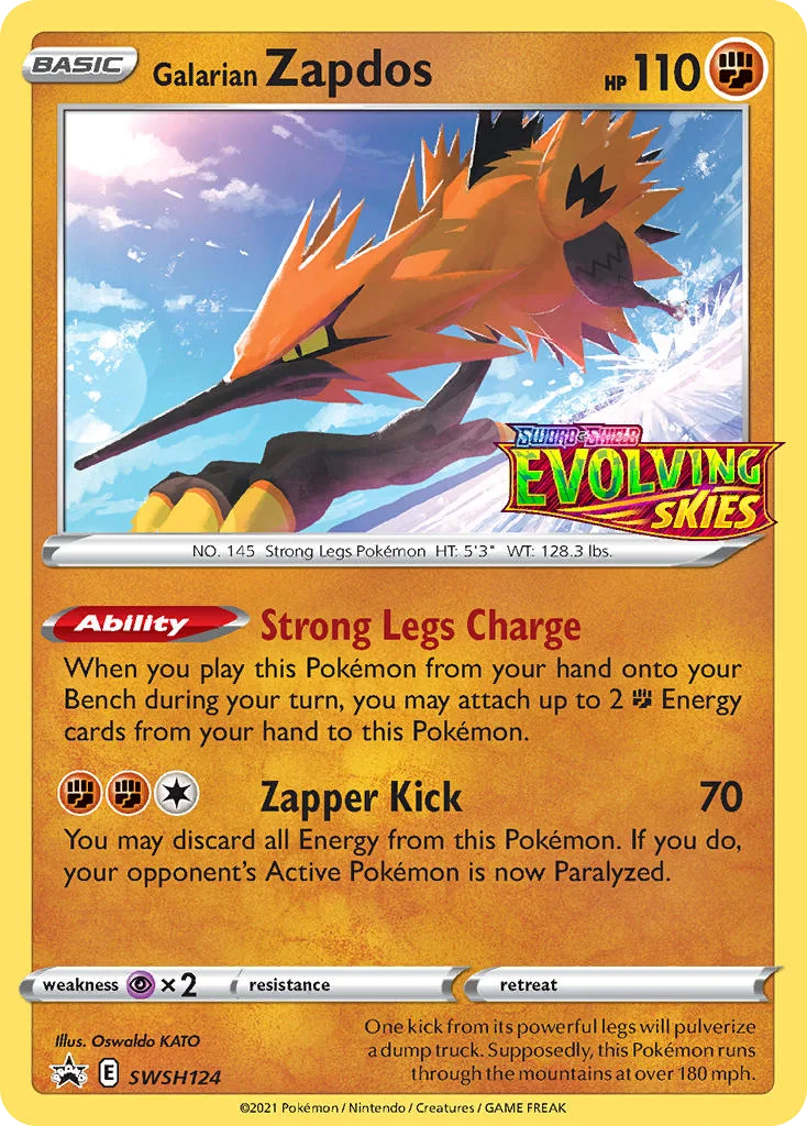 Galarian Zapdos · SWSH Black Star Promos