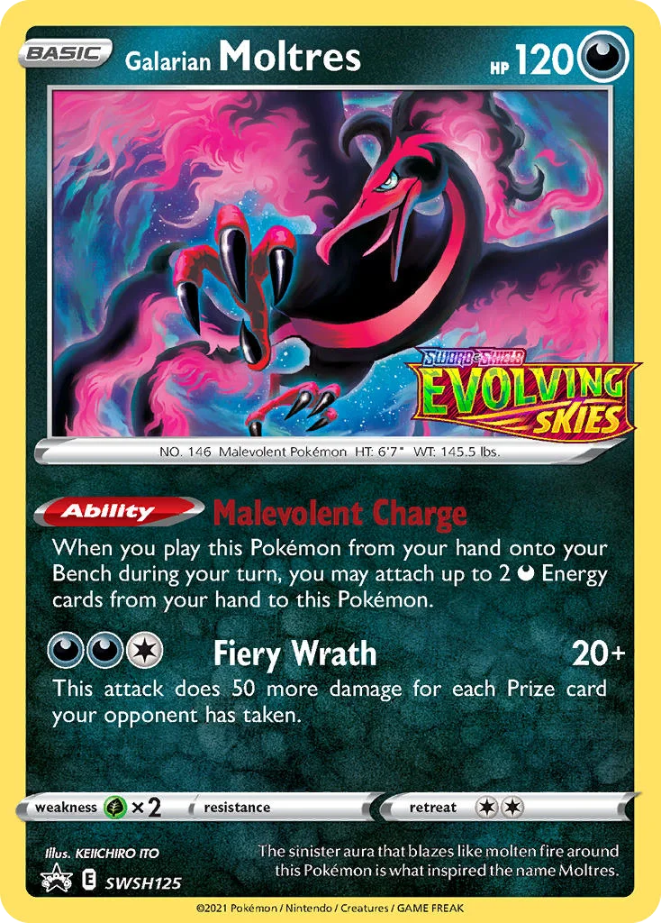 Galarian Moltres · SWSH Black Star Promos