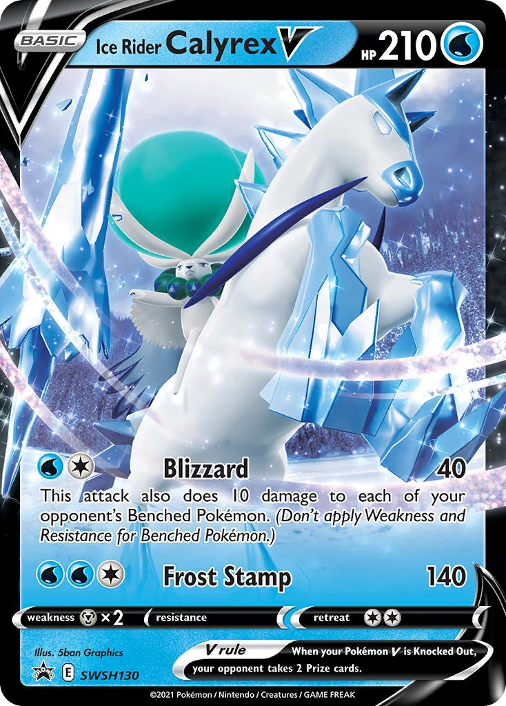 Ice Rider Calyrex V · SWSH Black Star Promos