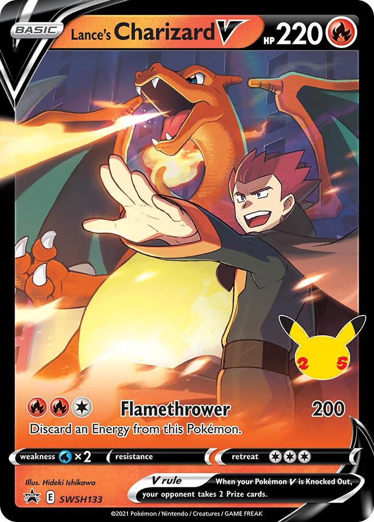Lance's Charizard V · SWSH Black Star Promos