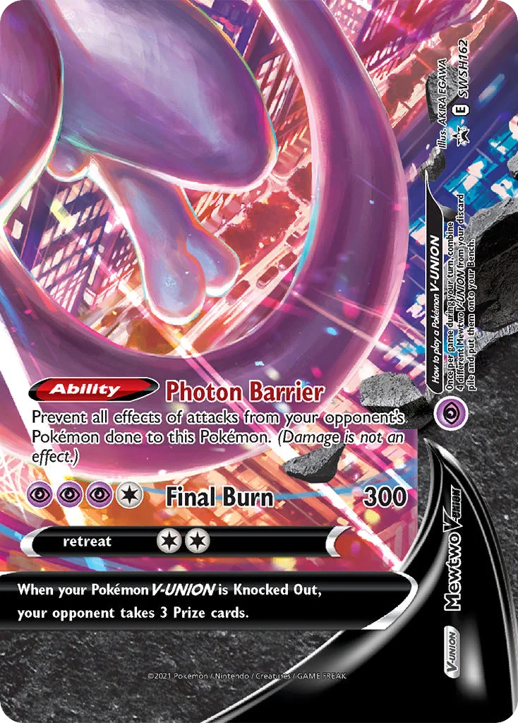 Mewtwo V-UNION · SWSH Black Star Promos