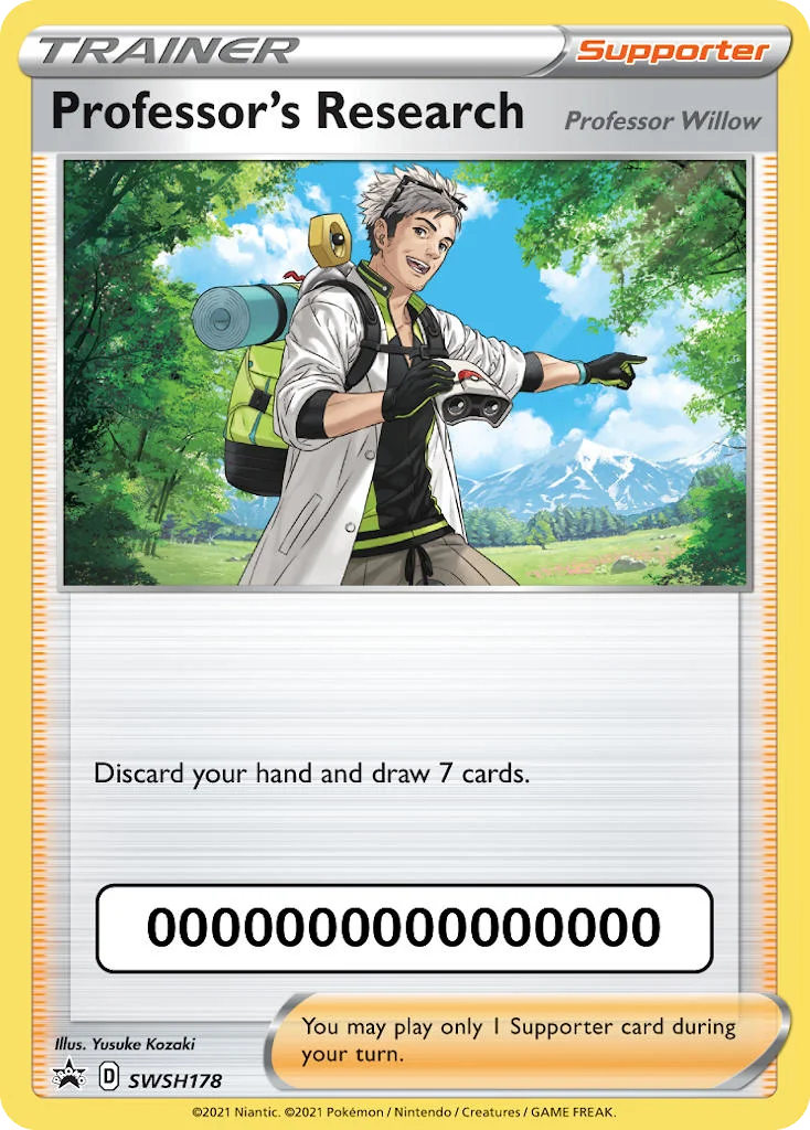 Professor's Research · SWSH Black Star Promos