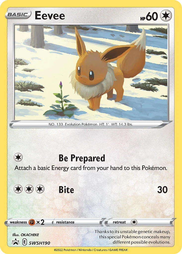 Eevee · SWSH Black Star Promos