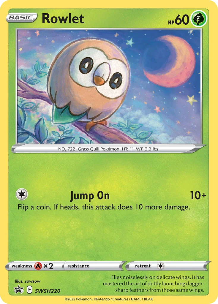Rowlet · SWSH Black Star Promos